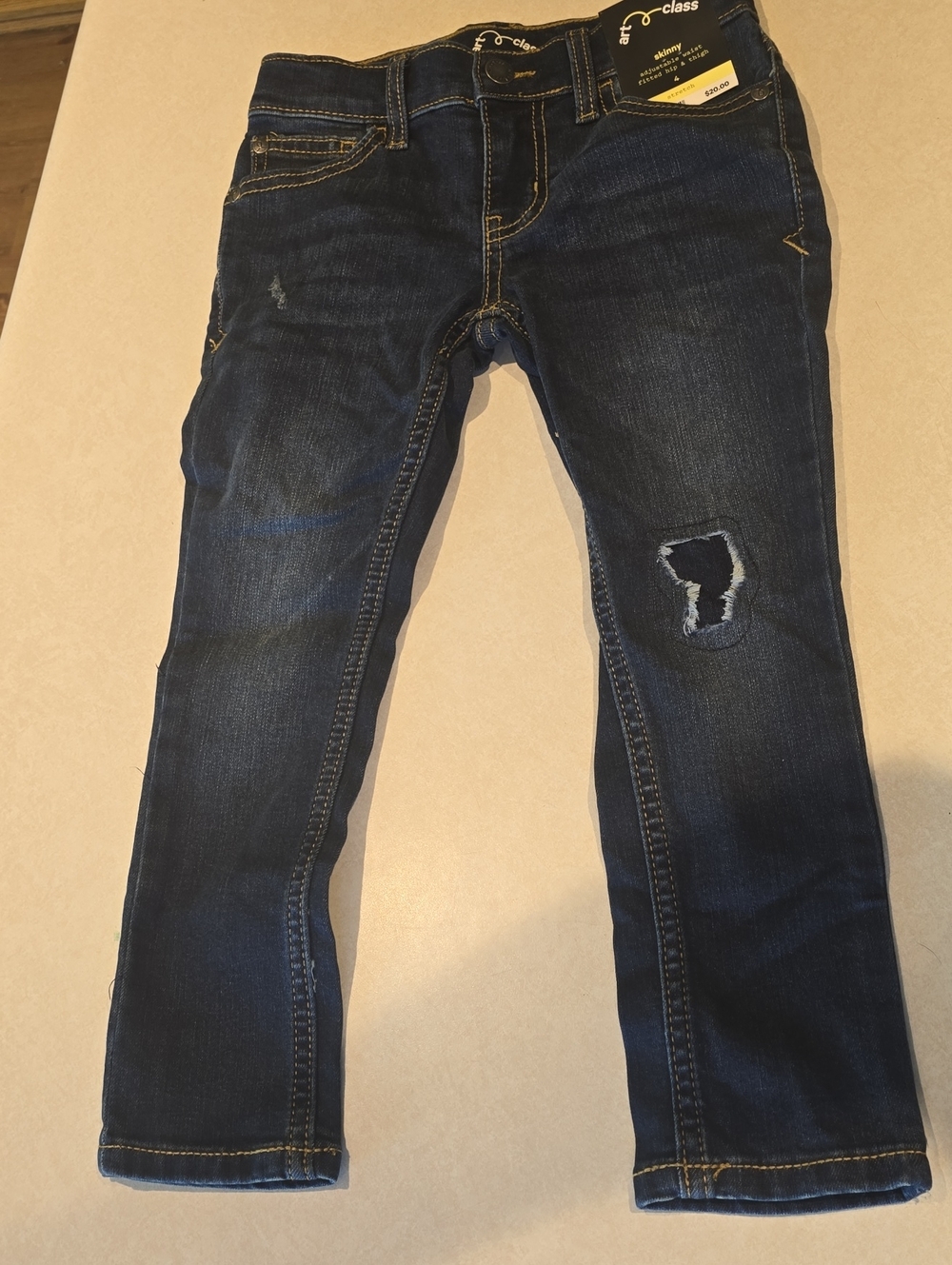 Art Class Boys Dark Wash Skinny Fit Stretch Jeans